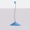 Suspensions Acier Bleu LED 1 Fint