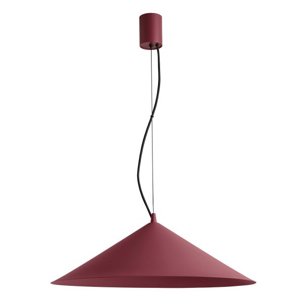Suspensions Acier Bordeaux LED 1 Fint