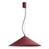 Suspensions Acier Bordeaux LED 1 Fint