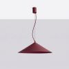 Suspensions Acier Bordeaux LED 1 Fint