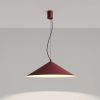 Suspensions Acier Bordeaux LED 1 Fint