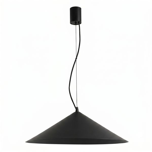 Suspensions Acier Noir LED 1 Fint