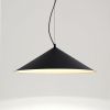 Suspensions Acier Noir LED 1 Fint