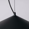 Suspensions Acier Noir LED 1 Fint