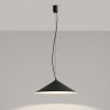 Suspensions Acier Noir LED 1 Fint