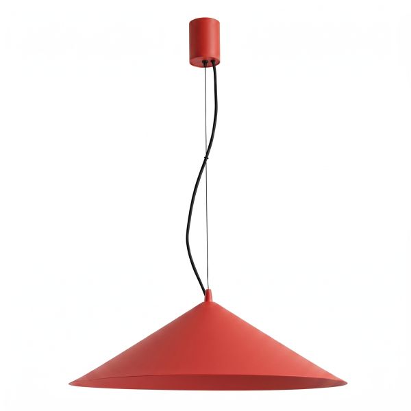 Suspensions Acier Rouge LED 1 Fint