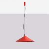 Suspensions Acier Rouge LED 1 Fint