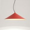Suspensions Acier Rouge LED 1 Fint