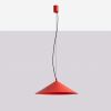 Suspensions Acier Rouge LED 1 Fint