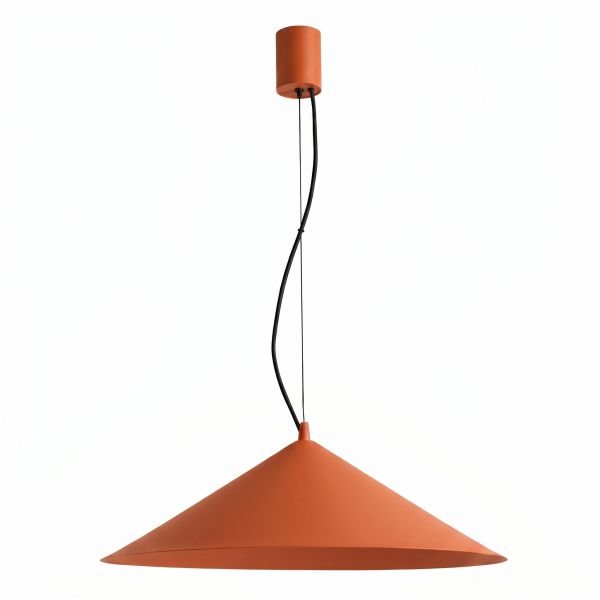 Suspensions Acier Ocre Rouge LED 1 Fint