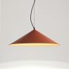 Suspensions Acier Ocre Rouge LED 1 Fint