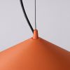 Suspensions Acier Ocre Rouge LED 1 Fint