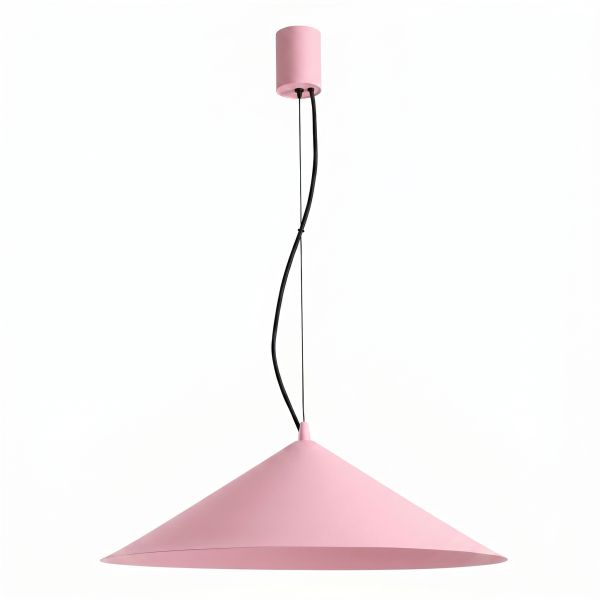 Suspensions Acier Rose LED 1 Fint