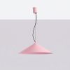 Suspensions Acier Rose LED 1 Fint