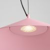 Suspensions Acier Rose LED 1 Fint