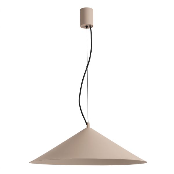 Suspensions Acier Taupe LED 1 Fint