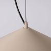 Suspensions Acier Taupe LED 1 Fint