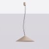 Suspensions Acier Taupe LED 1 Fint