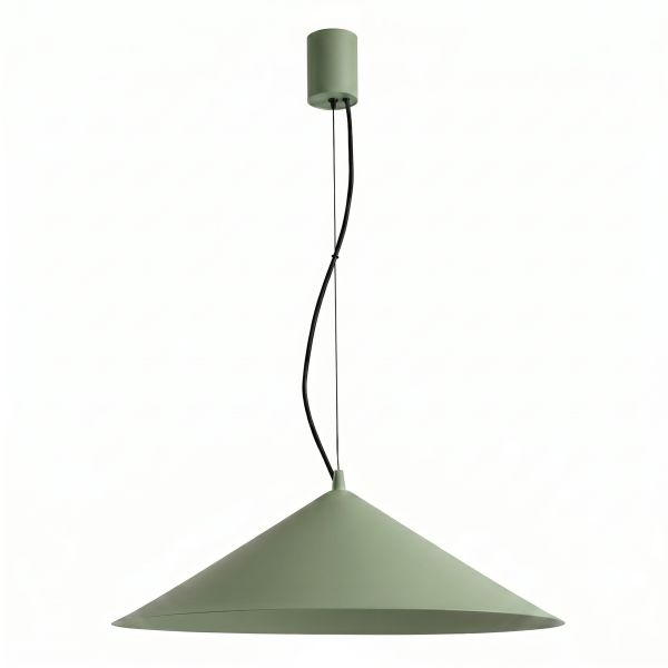 Suspensions Acier Vert Olive LED 1 Fint