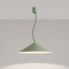 Suspensions Acier Vert Olive LED 1 Fint