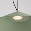 Suspensions Acier Vert Olive LED 1 Fint