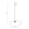 Suspensions Acier Vert Olive LED 1 Fint