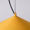 Suspensions Acier Jaune LED 1 Fint