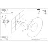 Appliques murales Acier Noir LED 1 Astro