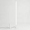 Lampadaire Acier Blanc LED 1 Trang