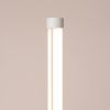 Lampadaire Acier Blanc LED 1 Trang