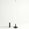 Lampadaire Acier Noir LED 1 Trang