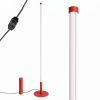 Lampadaire Acier Rouge LED 1 Trang