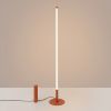 Lampadaire Acier Ocre Rouge LED 1 Trang
