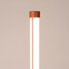 Lampadaire Acier Ocre Rouge LED 1 Trang