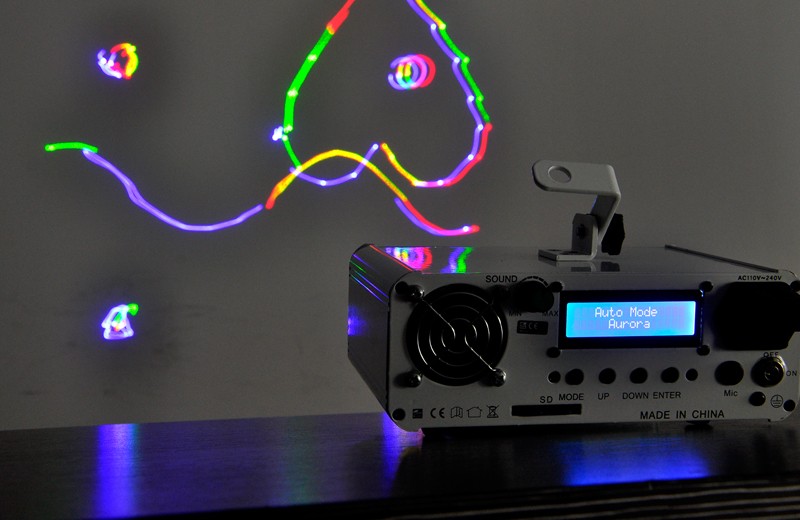 Achat / Vente Projecteur laser 350mW avec animation couleur pas cher
