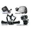 Caméra Sports étanche HD 1080p - 5MP, Harnais poitrine + Multi Kit d'accessoires