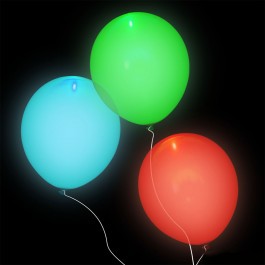 Ballon Fluo multicolore en lot de 10, accessoire de décoration - Couleur de  Nuit