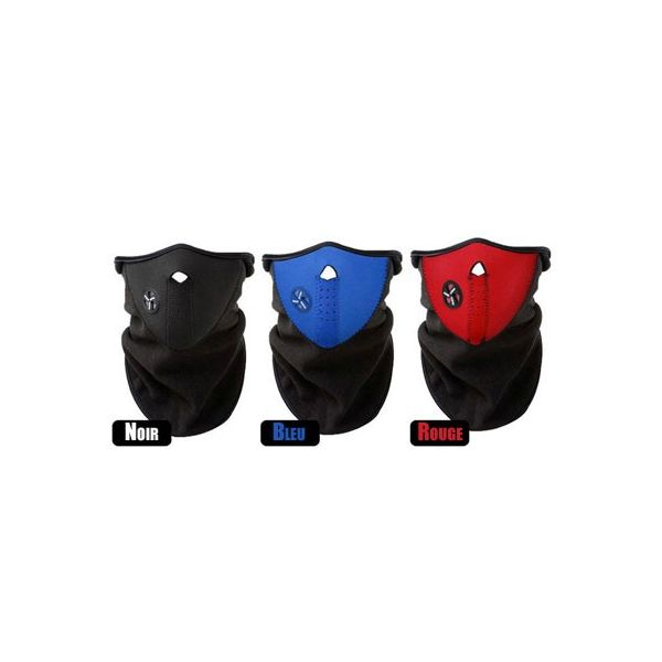 Tour de cou masque polaire ski, moto