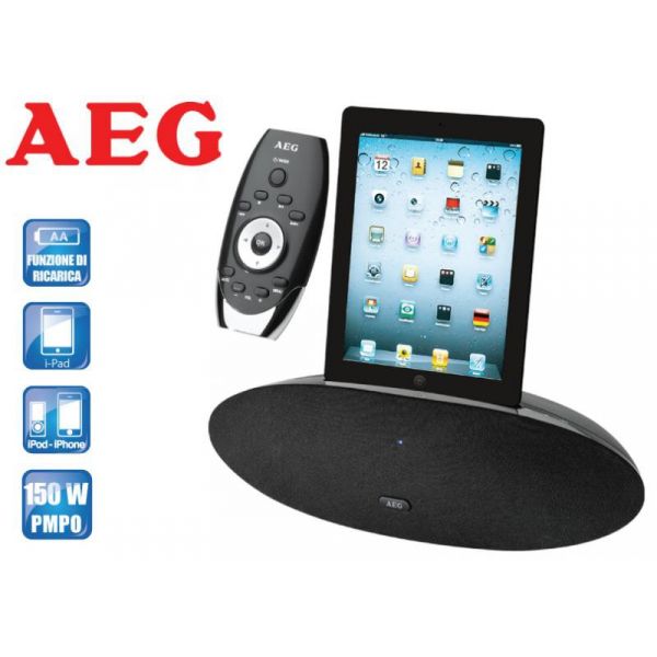 Station d´accueil AEG pour iPod, iPhone, iPad et MP3