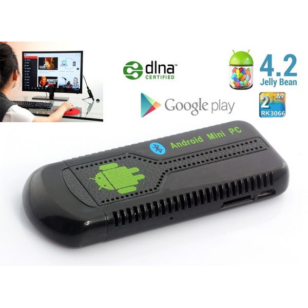 Dongle Smart TV Android 4.2 - Dual Core 1,4 GHz, Bluetooth, DLNA, 8 Go de mémoire