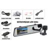 Rétroviseur LCD 1080p, GPS, vision nocturne IR + caméra de recul