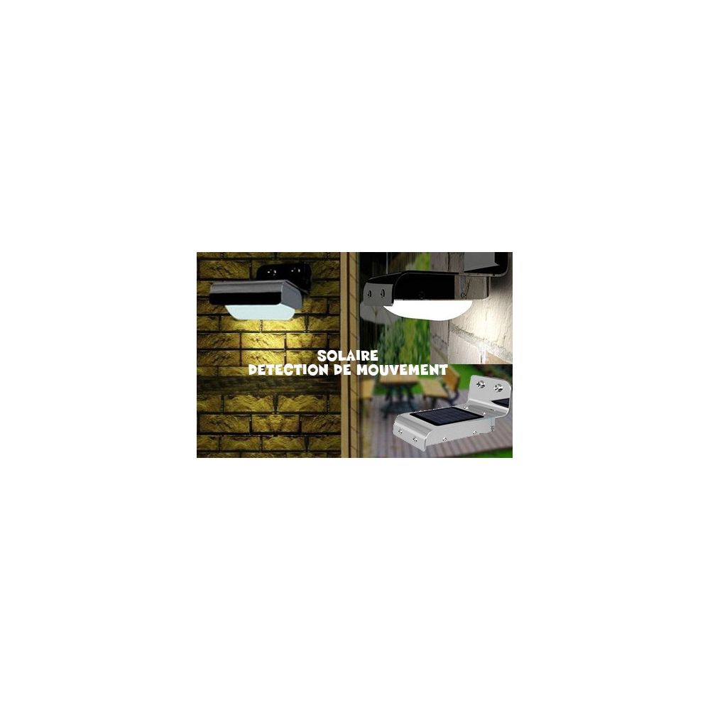 Lampe extérieur LED Solaire avec capteur de mouvement. Éclairez votre jardin avec cette lampe solaire de sécurité à détection de mouvement et alimenté par panneau solaire à prix discount. La batterie une fois rechargée par le soleil fonctionnera pendant 12 heures avec un flux lumineux de 100 lumens... Lampe extérieur LED Solaire avec capteur de mouvement. Éclairez votre jardin avec cette lampe solaire de sécurité à détection de mouvement et alimenté par panneau solaire à prix discount. La batterie une fois rechargée par le soleil fonctionnera pendant 12 heures avec un flux lumineux de 100 lumens...