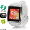 Montre Bluetooth Smart Watch - Tactile, Sync SMS, contact et appel (Blanc)