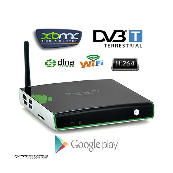 Box TV Android 4.1 - Dual Core 1.5GHz, TNT, XBMX, DLNA