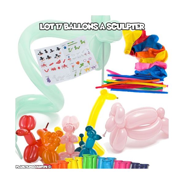 Ballons Gonflables à sculpter (pack de 17)