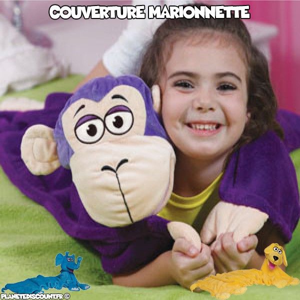 Couverture marionnette pour enfant Cuddle-Uppets