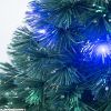 Sapin de Noël Full Fibre Optique avec 80 LED 120 cm