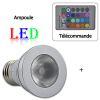 Ampoule E27 LED multicouleurs avec télécommande