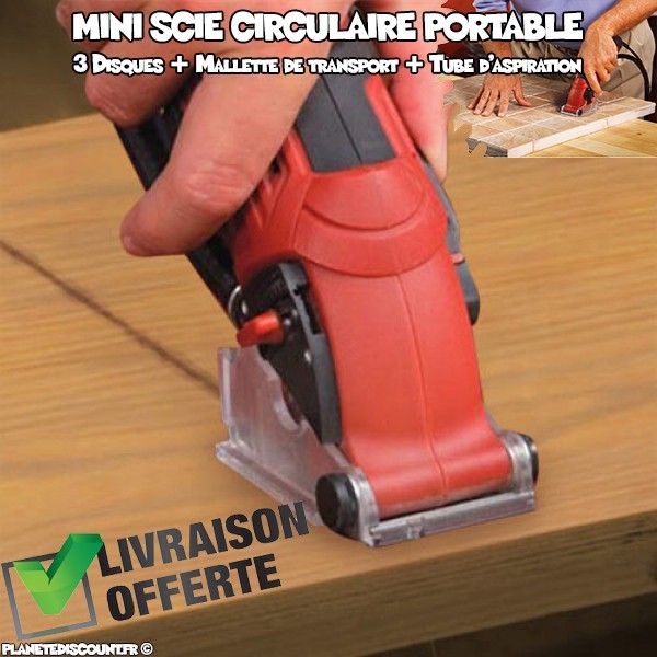 Mini scie circulaire portable PWR