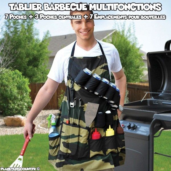 Tablier barbecue multifonctions